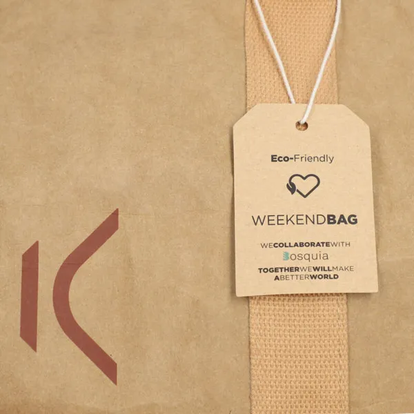 Sports Bag KSIX WeekendBag Brown kraft paper Eco-friendly