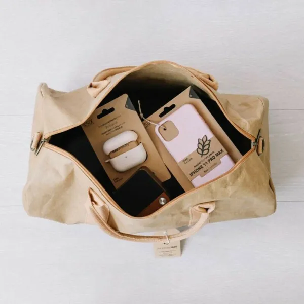 Sports Bag KSIX WeekendBag Brown kraft paper Eco-friendly