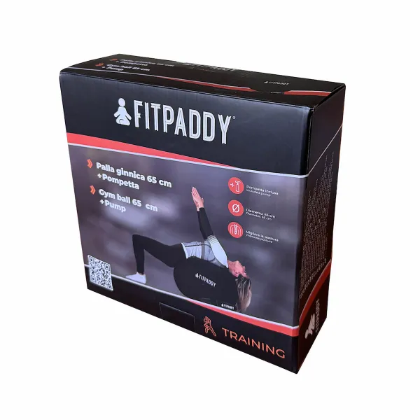 Yoga ball Fitpaddy Black