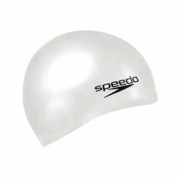 Uimalakki Speedo PLAIN FLAT Valkoinen Silikoni