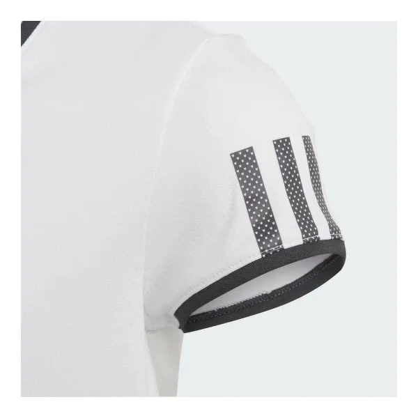 Krekls ar Īsām Piedurknēm Bērniem Adidas CLUB TEE DU2464 Balts Poliesters