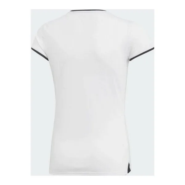 Krekls ar Īsām Piedurknēm Bērniem Adidas CLUB TEE DU2464 Balts Poliesters