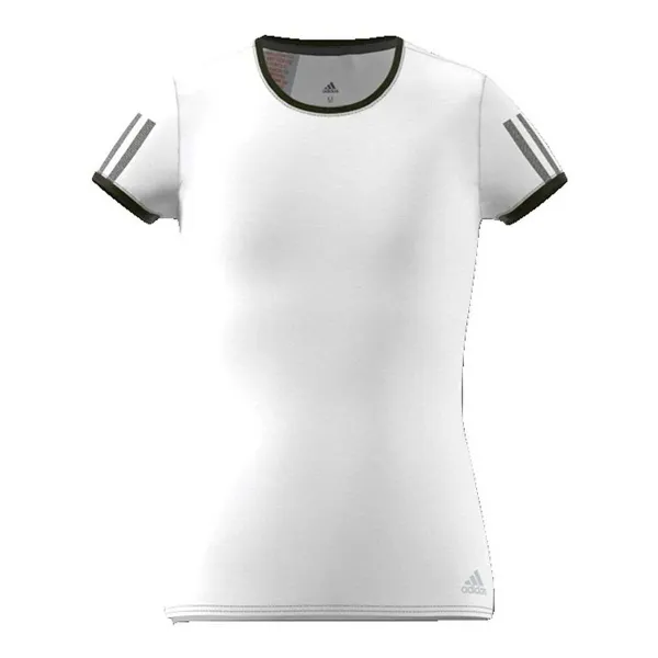 Krekls ar Īsām Piedurknēm Bērniem Adidas CLUB TEE DU2464 Balts Poliesters