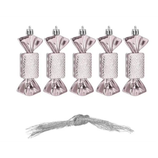 Елочные шары Springos CA0164 8см 5 шт.