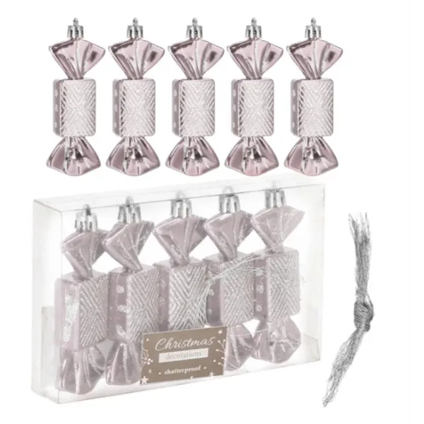 Joulupallot Springos CA0164 8cm 5 kpl.