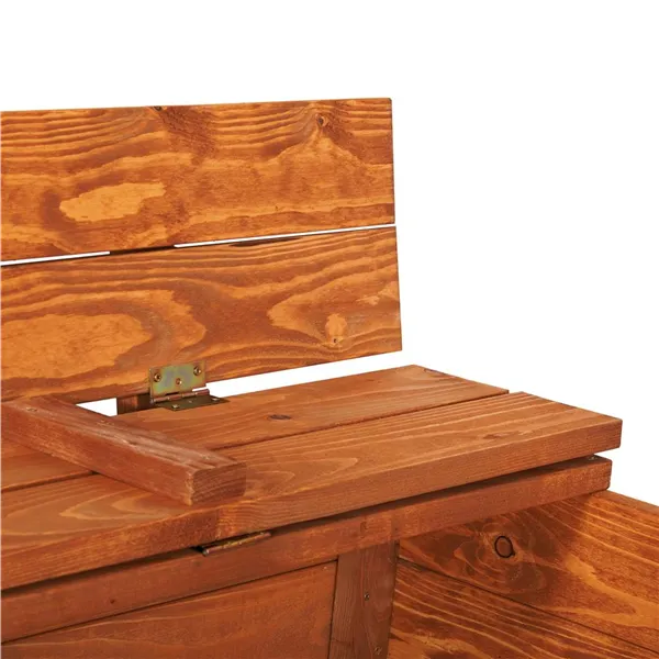 Закрытая песочница со скамейками с брезентом и флисом Springos SB120SET 120х120 см