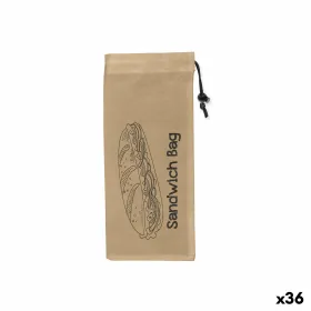 Daugkartinio naudojimo maisto maišelių rinkinys Quttin Dėžutė sumuštiniams TNT (Non Woven) 3 Dalys 13 x 30 cm (36 Vienetai)