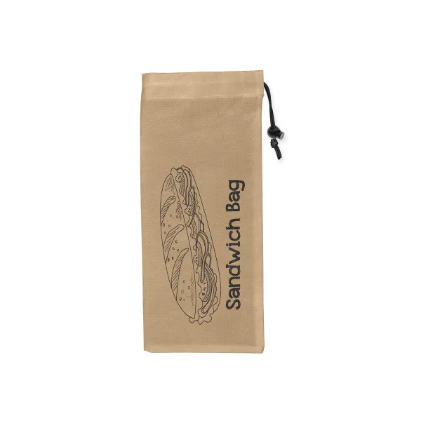 Daugkartinio naudojimo maisto maišelių rinkinys Quttin Dėžutė sumuštiniams TNT (Non Woven) 3 Dalys 13 x 30 cm (36 Vienetai)