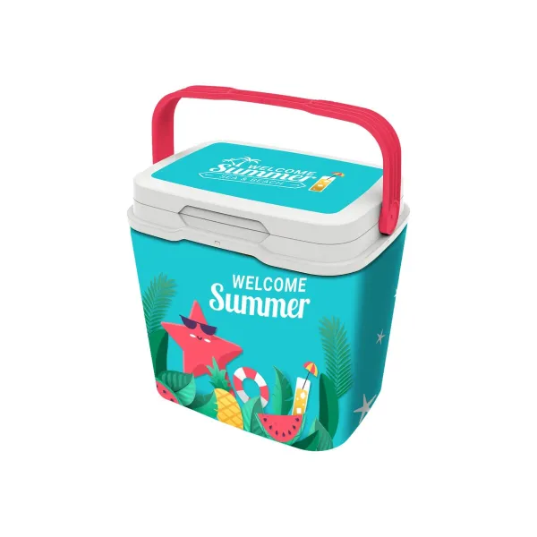Переносной Холодильник Aquapro Welcome Summer Разноцветный 25 L 38 x 29 x 39 cm (2 штук)