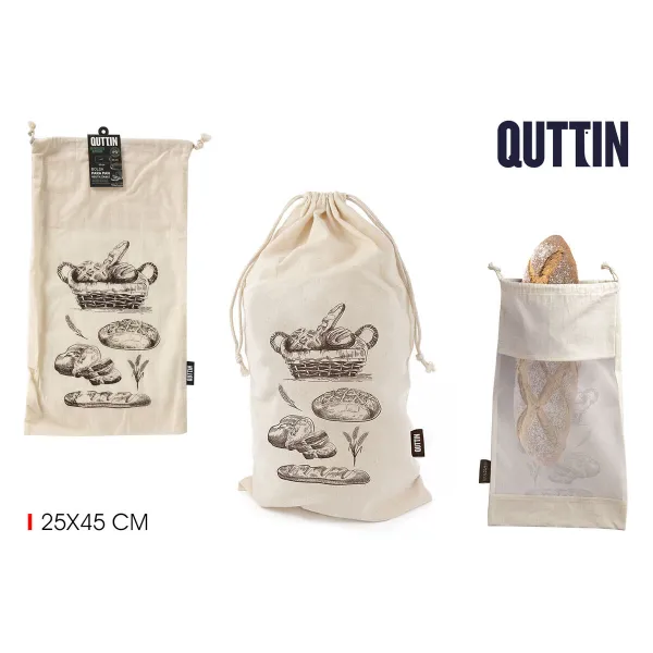 Daugkartinis maisto maišelis Quttin Bread 25 x 45 cm (24 vnt.)