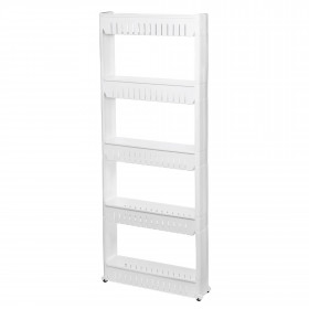 Bathroom mobile shelf on wheels Springos HA1012