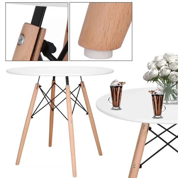 Apvalus stalas Springos HF0009 80 x 75 cm