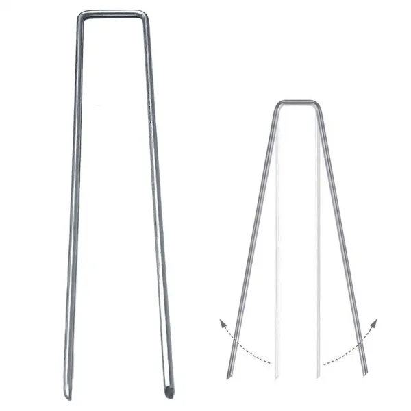 Pins-anchors for fastening agricultural film and mesh Springos GA0038 15x3 cm