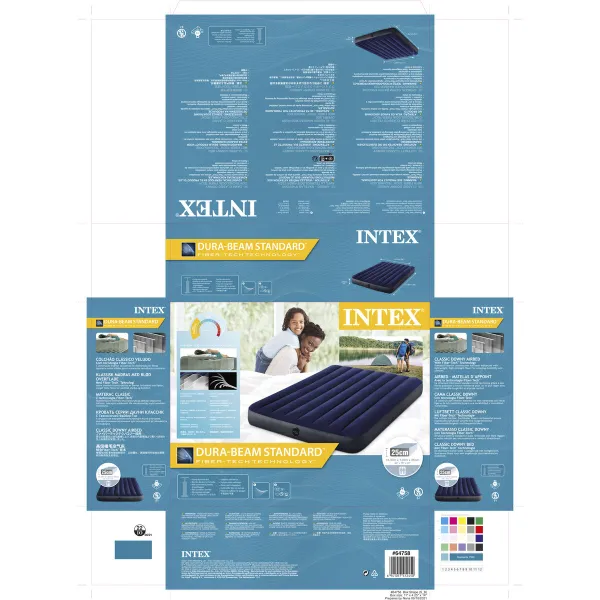 Õhumadrats Intex 64758 137 x 191 x 25 cm (191 x 137 x 25 cm)