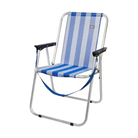 Beach Chair Aktive White Navy Blue 44 x 45 x 76 cm Sailor