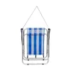 Beach Chair Aktive White Navy Blue 44 x 45 x 76 cm Sailor