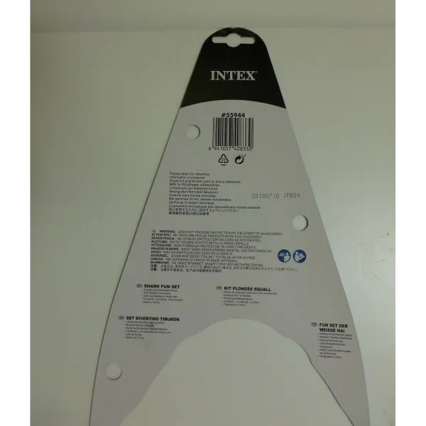 Snorkkelilasit ja -putki lapsille Intex Hai