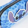 Travel Vanity Case Stitch Blue Polyurethane 17 x 10 x 7 cm