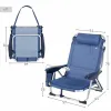 Beach Chair Aktive Dark blue 51 x 45 x 76 cm Beach
