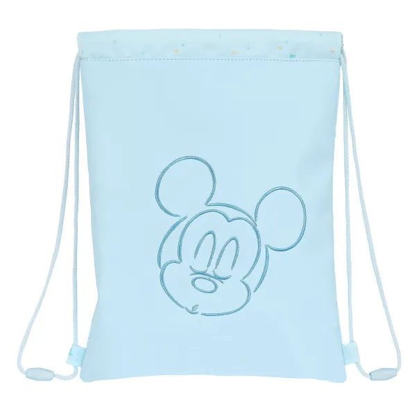 Kuprinė su virvutėmis Mickey Mouse Clubhouse Šviesiai mėlyna (26 x 34 x 1 cm)