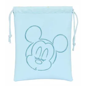 Užkandžių maišelis Mickey Mouse Baby Šviesiai mėlyna Poliuretanas 20 x 25 cm