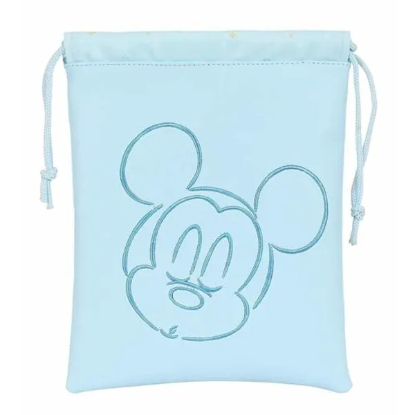 Užkandžių maišelis Mickey Mouse Baby Šviesiai mėlyna Poliuretanas 20 x 25 cm