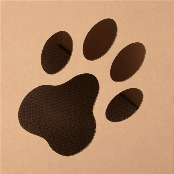 Kartoninis namelis su katės draskykle Springos PA0322 30x30x30 cm