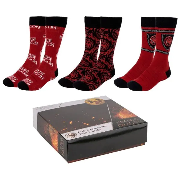 Sukat House of Dragon 36-41 3 Kappaletta
