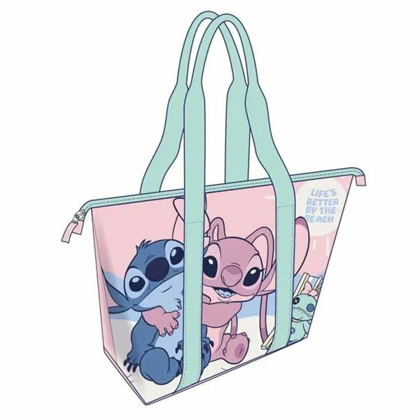 Пляжная сумка Stitch Синий 47 x 33 x 15 cm