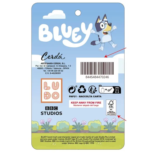 Детская кепка Bluey Синий