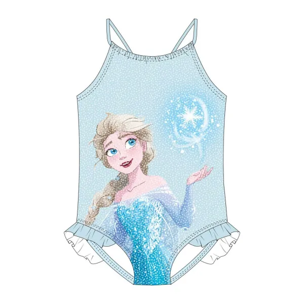 Swimsuit for Girls Frozen Light Blue
