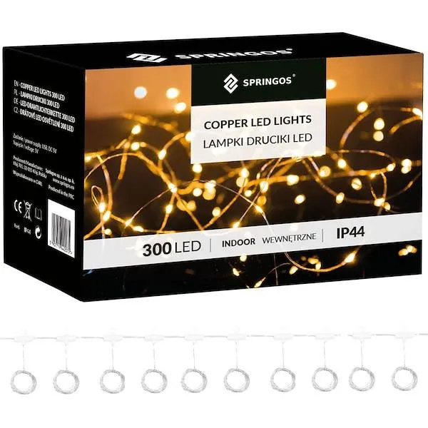 Joulun LED-verhovalaistus Springos CL4022 300 LED