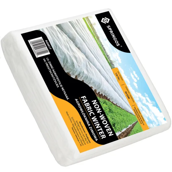 Talviviljelytekstiili Springos AG0017 50g/m2 10x1,6m valkoinen