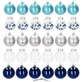 Kalėdinių eglutės dekoracijų rinkinys Springos CA0890 6 cm 30 vnt.