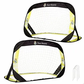 Set of 2 football goals Real Madrid C.F. 120 x 80 x 80 cm