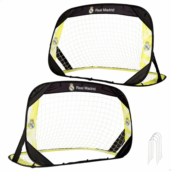 Set of 2 football goals Real Madrid C.F. 120 x 80 x 80 cm