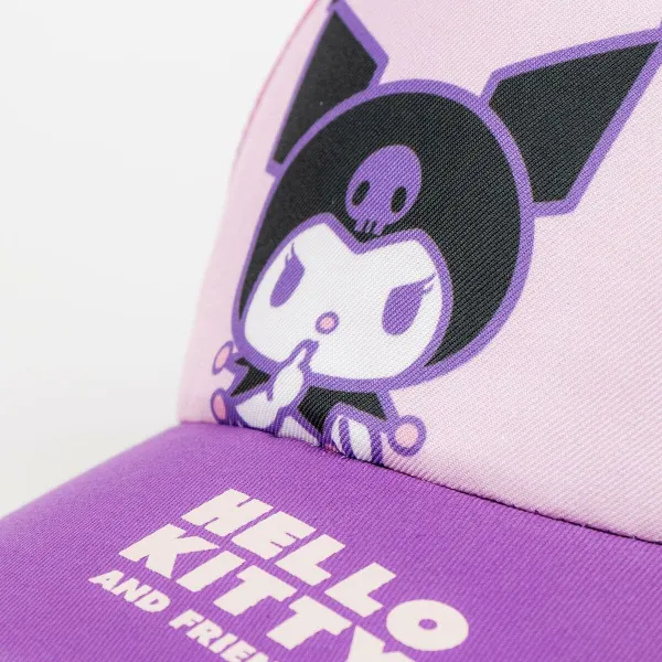 Детская кепка Hello Kitty Kuromi  Фиолетовый