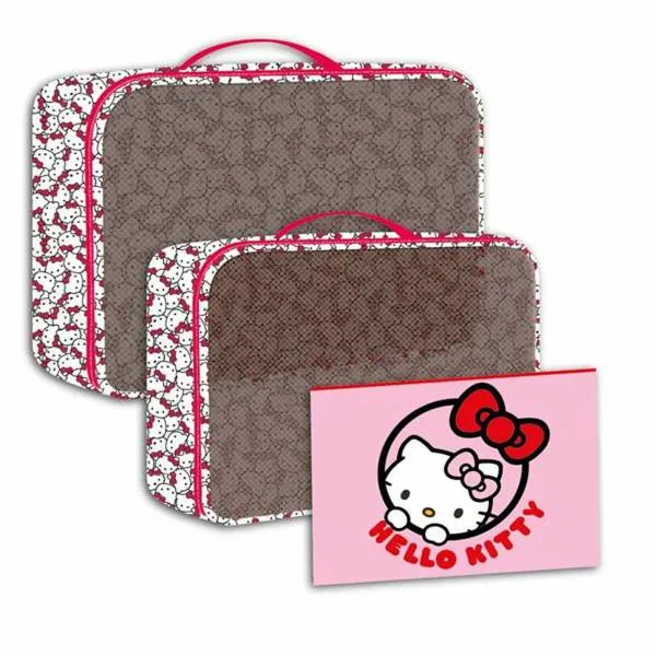 Travel Vanity Case Hello Kitty Red