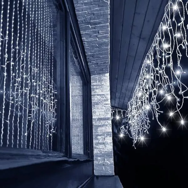 Kalėdinė LED užuolaidų girlianda Springos CL0516 500 LED 20 m