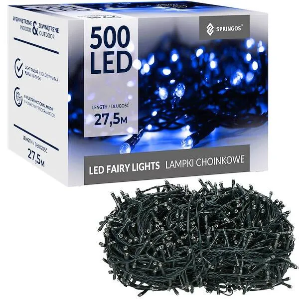 Jouluvalot Springos CL4087 500 LED 25 m