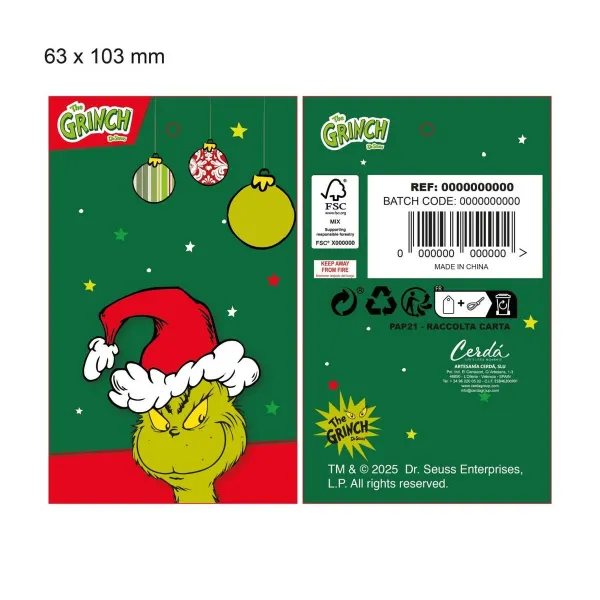 Детская кепка The Grinch Зеленый