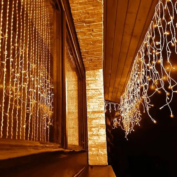 Jouluvalot + kaukosäädin Springos CL0305 300 Led