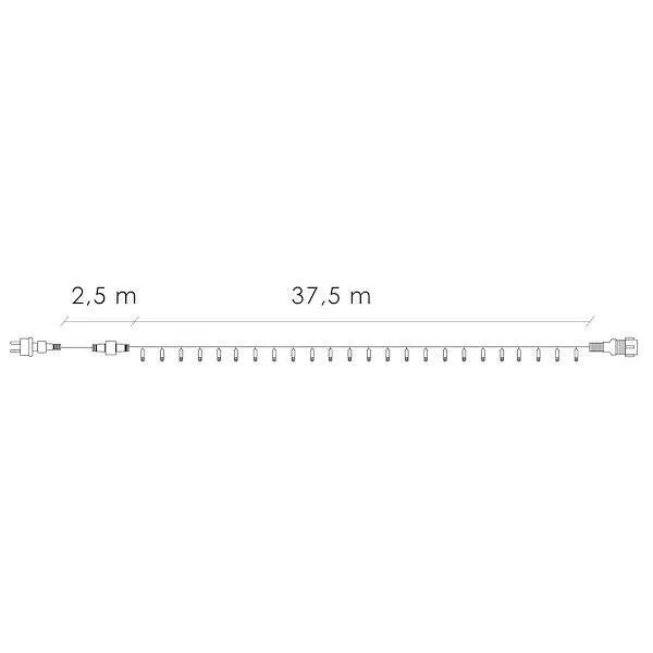 Kalėdinės lemputės Springos CL4093 37,5 m