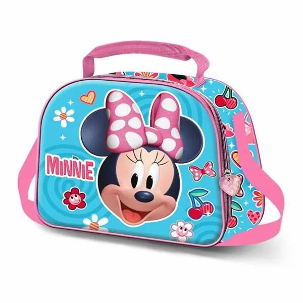 3D šiluminė pietų dėžutė Minnie Mouse Happiness Rožinė 25,5 x 10 x 20 cm
