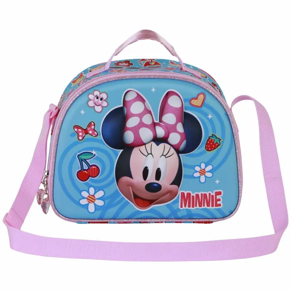 3D šiluminė pietų dėžutė Minnie Mouse Happiness Rožinė 25,5 x 10 x 20 cm
