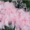 Feather chain, boa scarf Springos CA0892 300 cm pink