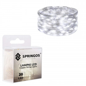 Led battery lights Springos CL0027 1.9 m