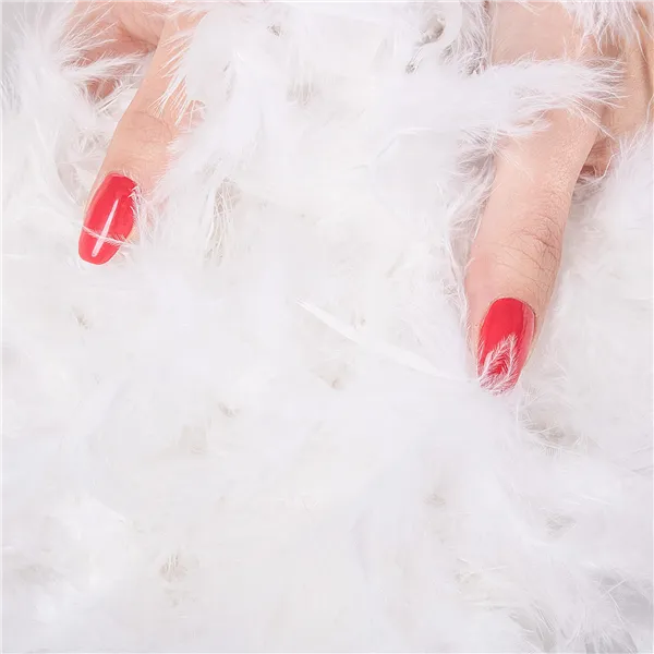 Plunksnų girlianda Kalėdų eglutei Springos CA0183, 300 cm