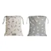 Vaikiška kuprinė DKD Home Decor Balta Pilka 24 x 2 x 26 cm (2 vnt.)