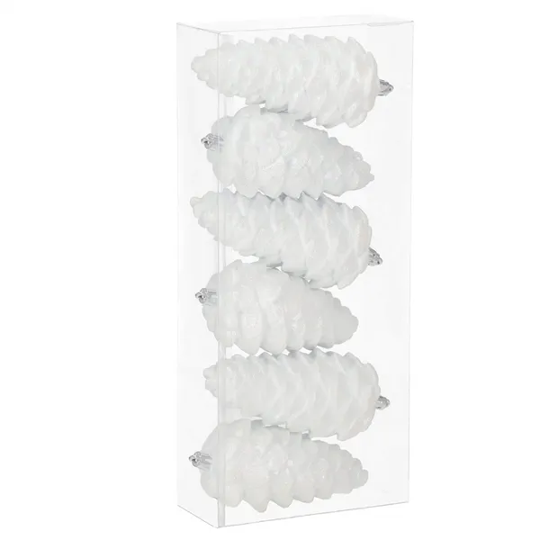 Eglutės pakabukai kūgiai Springos CA1170 6 vnt 14 cm